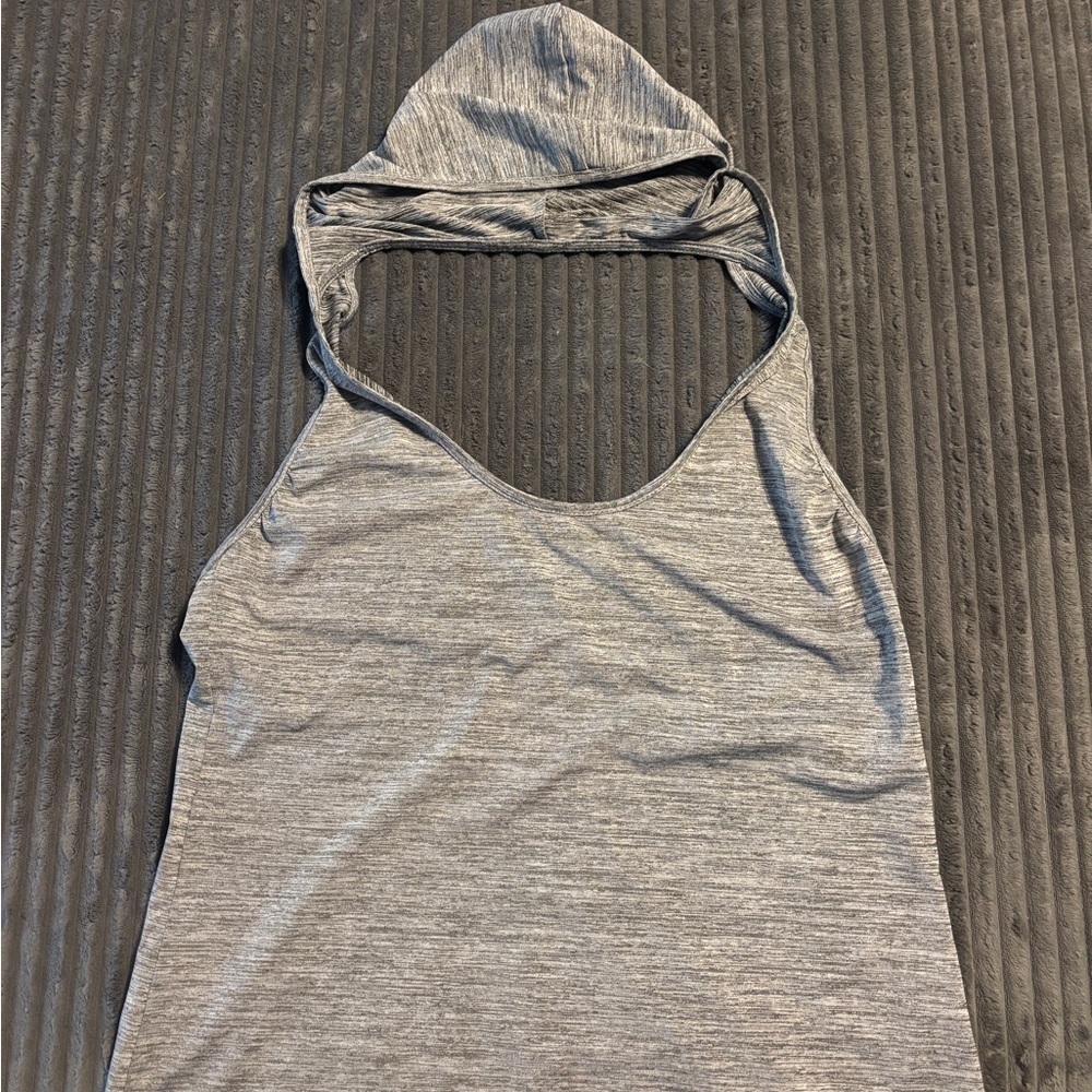 KIAVA Gray Tank Top with Hood